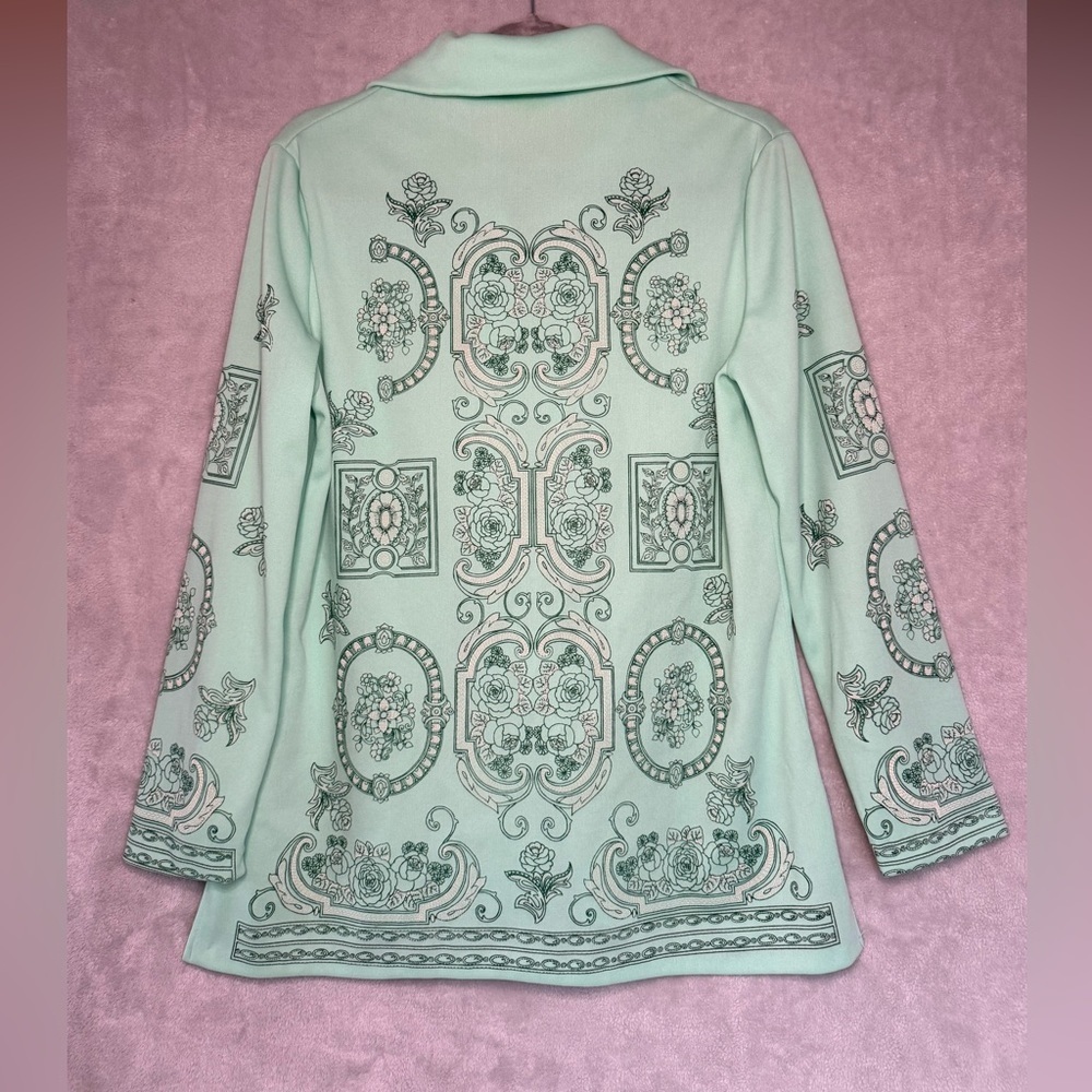 Vintage Montgomery Ward Green 1970s Top - Picture 2 of 8